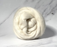 Blue Faced Leicester Pearl White Dyed Wool World Of Wool