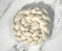 Blue Faced Leicester Pearl White Dyed Wool World Of Wool