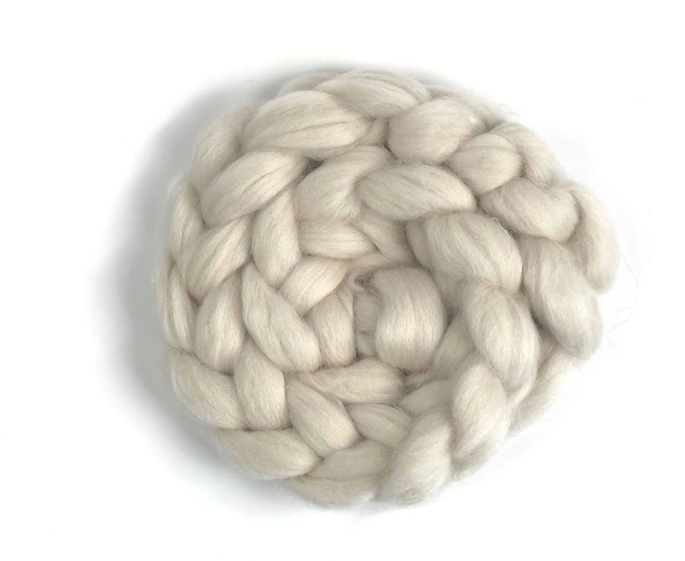 Blue Faced Leicester Pearl White Dyed Wool World Of Wool