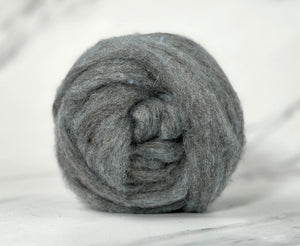 Scottish Loch Blue British Sliver Carded Wool World Of Wool