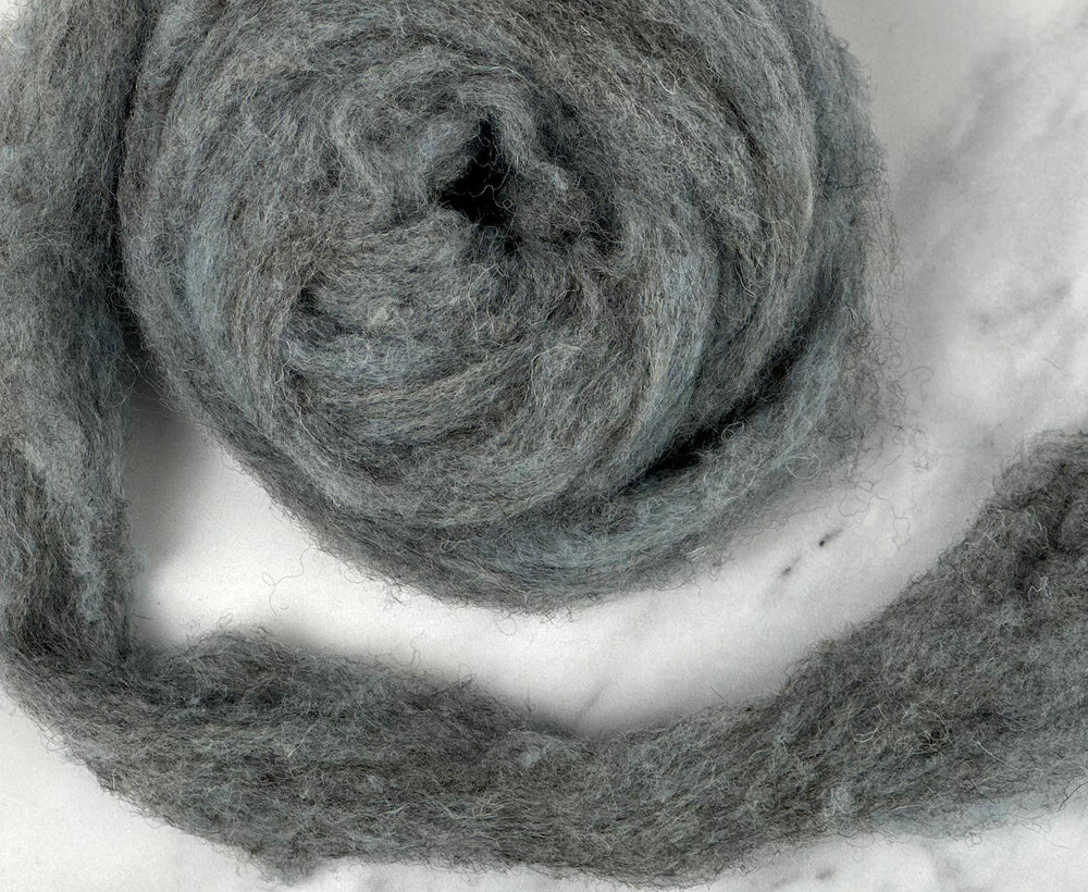 Scottish Loch Blue British Sliver Carded Wool World Of Wool
