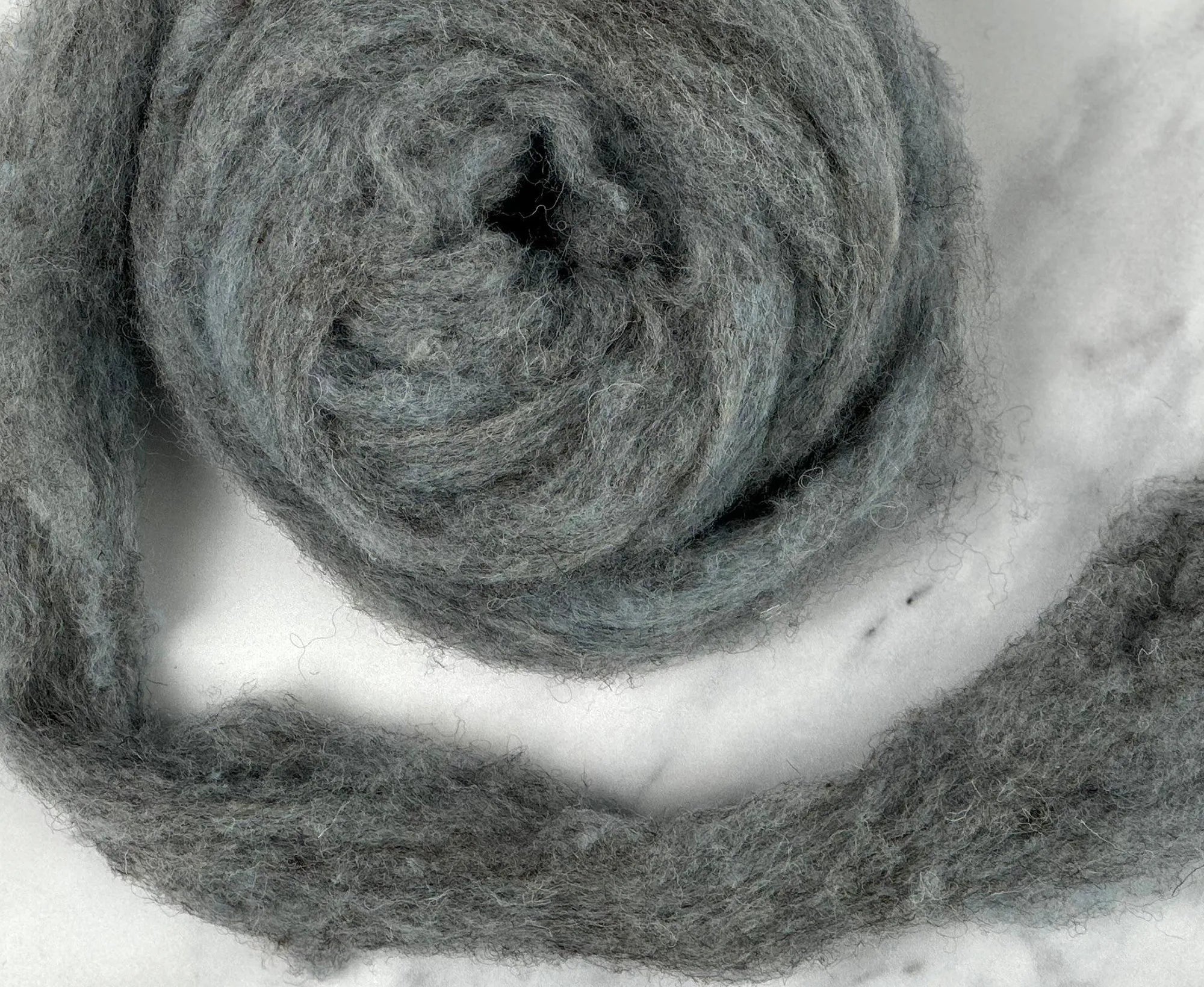 Scottish Loch Blue British Sliver Carded Wool World Of Wool