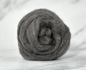 British Summer Grey British Sliver Carded Wool World Of Wool