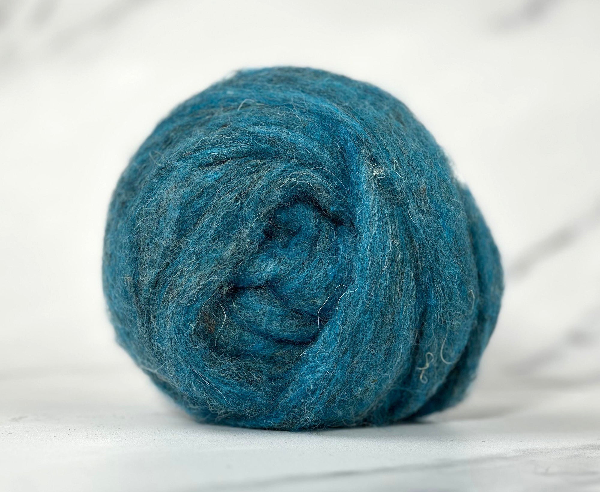 Riverboat Blue British Sliver Carded Wool World Of Wool