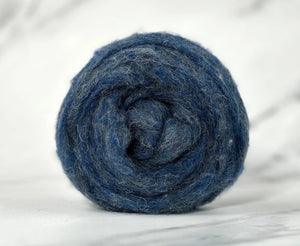 Bluebell Wood Blue British Sliver Carded Wool World Of Wool