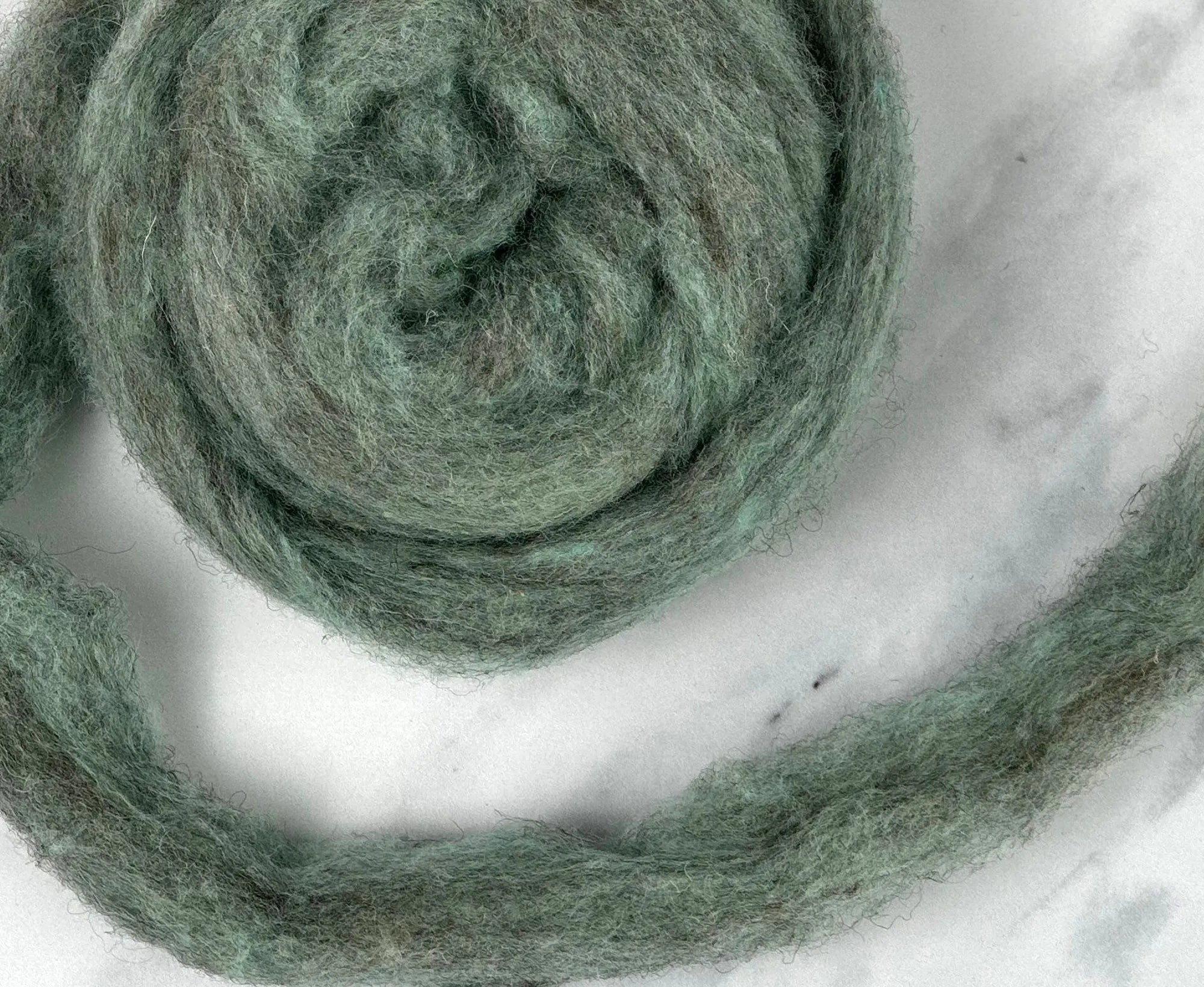 Devon Coast Blue British Sliver Carded Wool World Of Wool