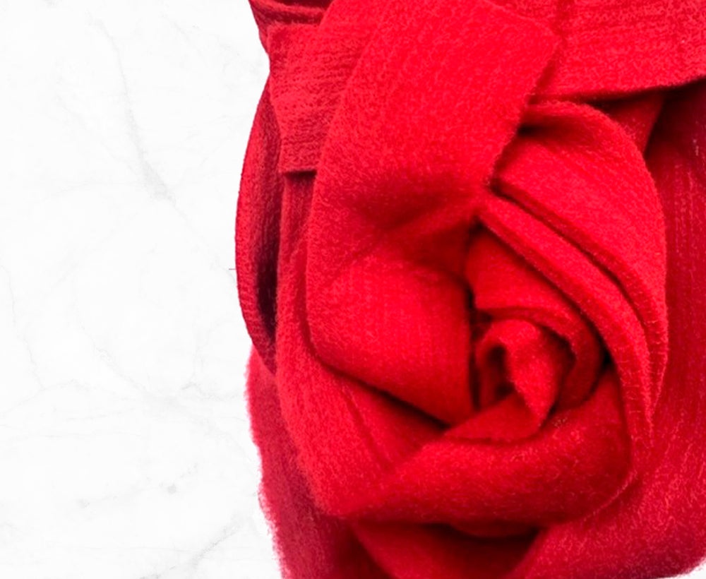 Christmas Red 100% Wool Felt
