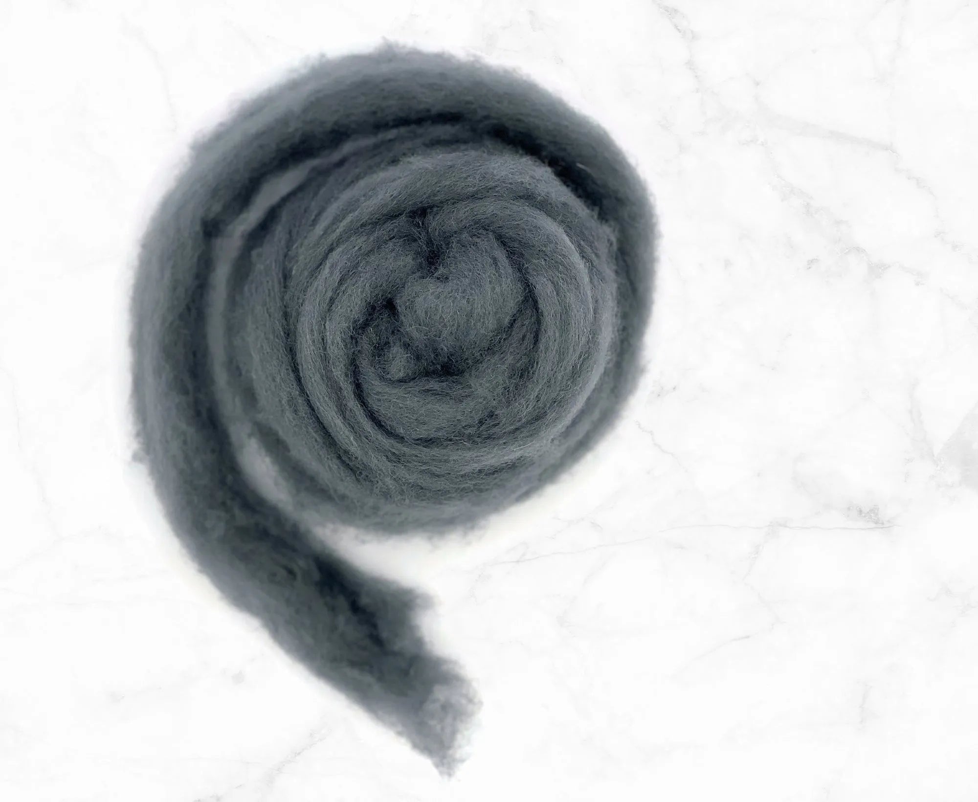 Carded Corriedale Sliver Granite.
