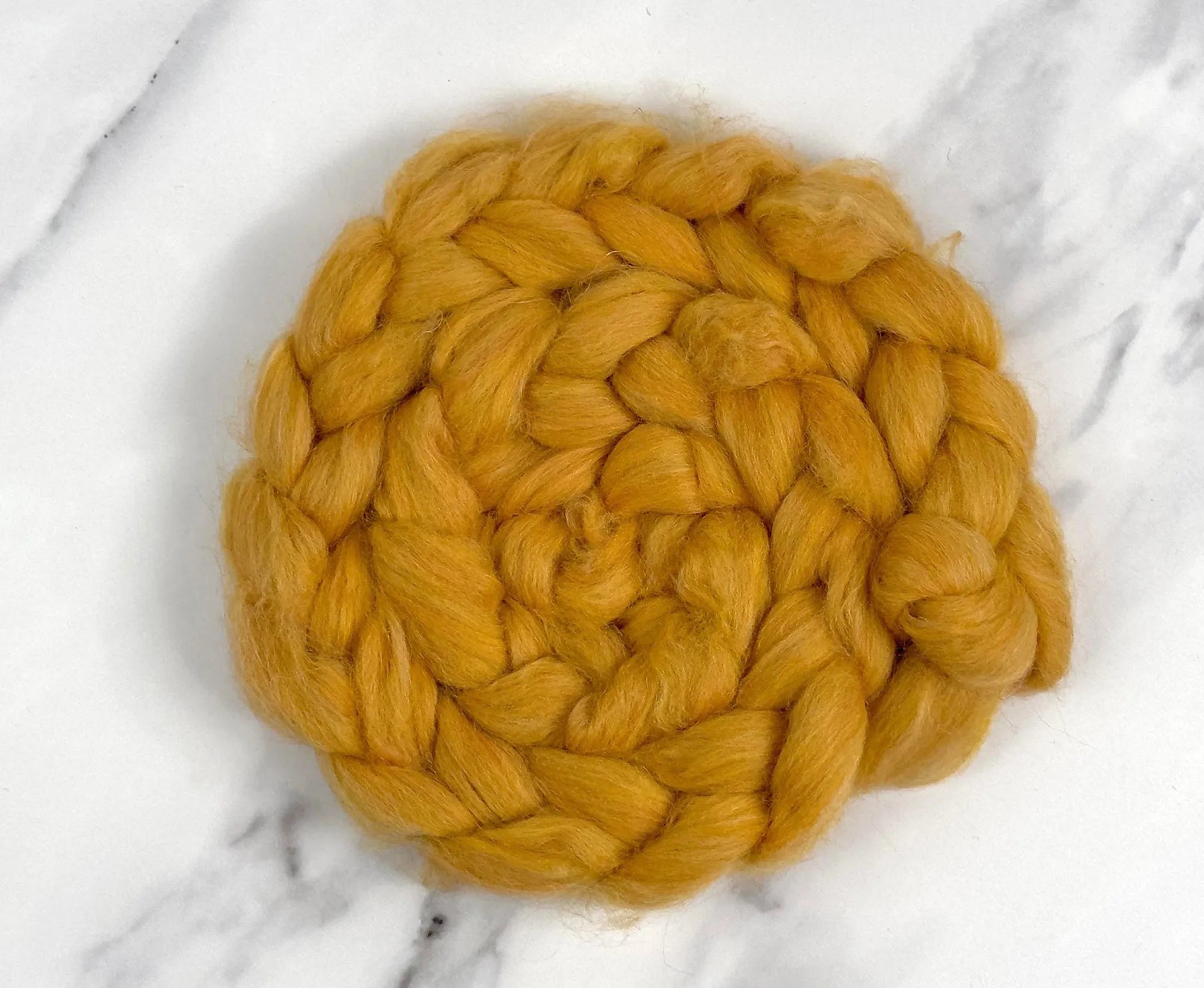 Speckle Marmalade Orange Dyed Wool WoW