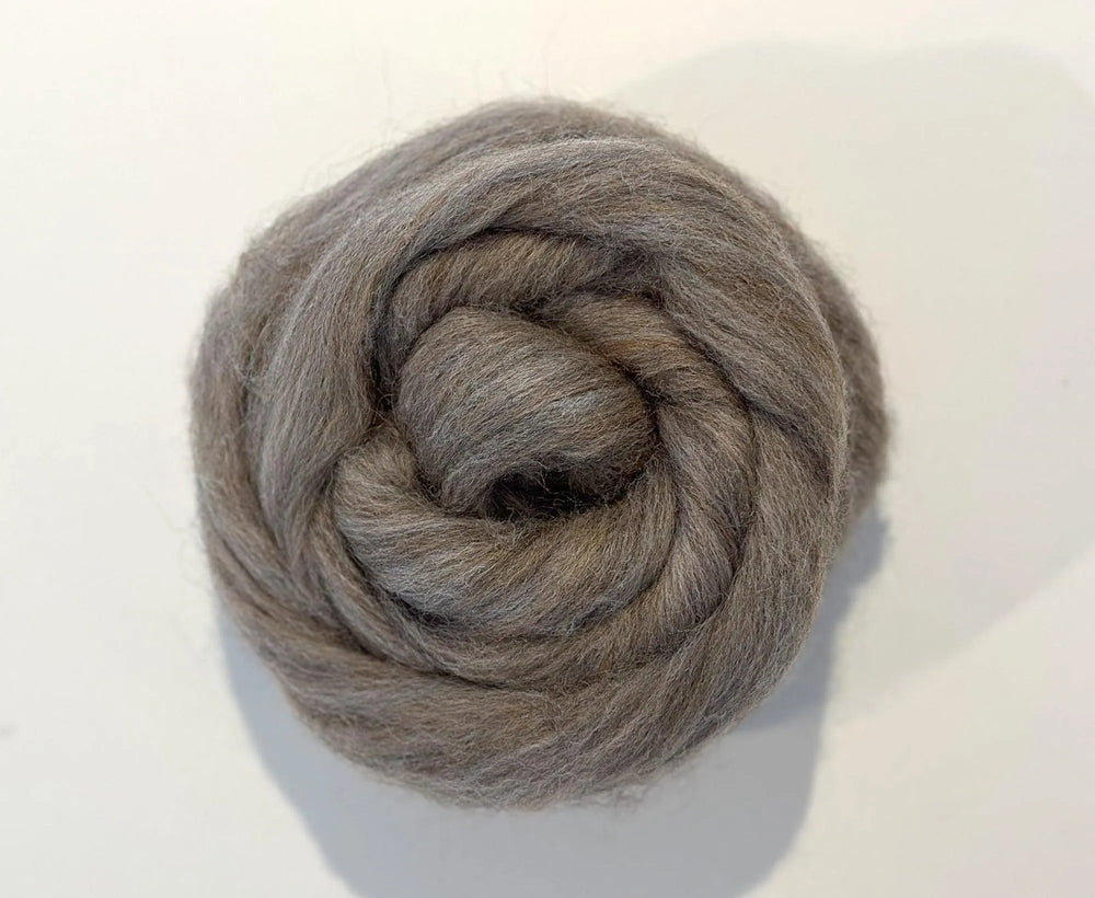 Speckle Wholemeal Brown Dyed Wool WoW