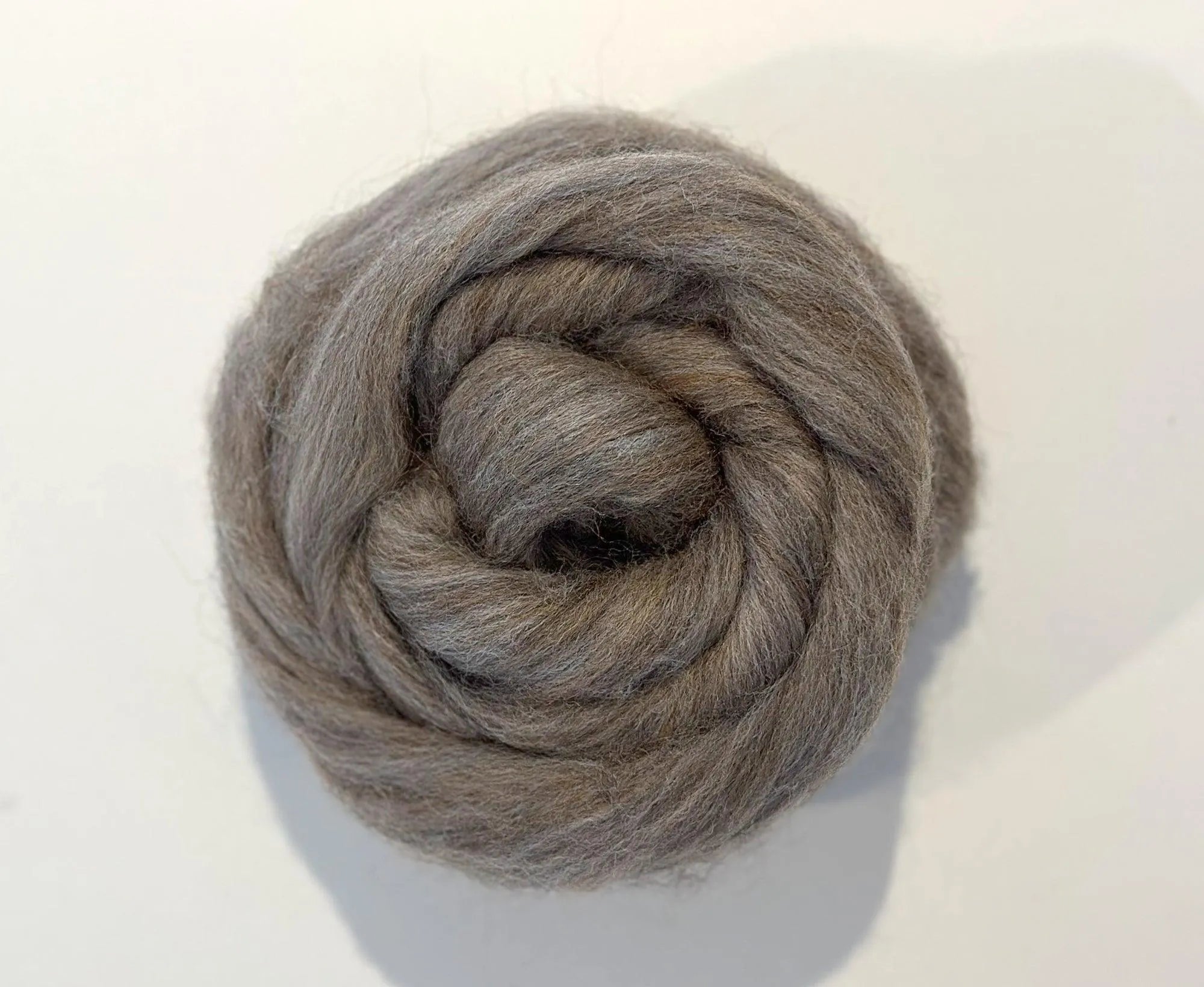 Speckle Wholemeal Brown Dyed Wool WoW
