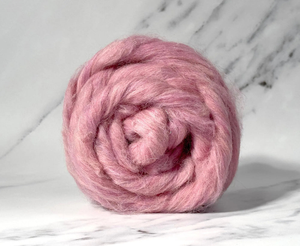 Speckle Grapefruit Pink Dyed Wool WoW