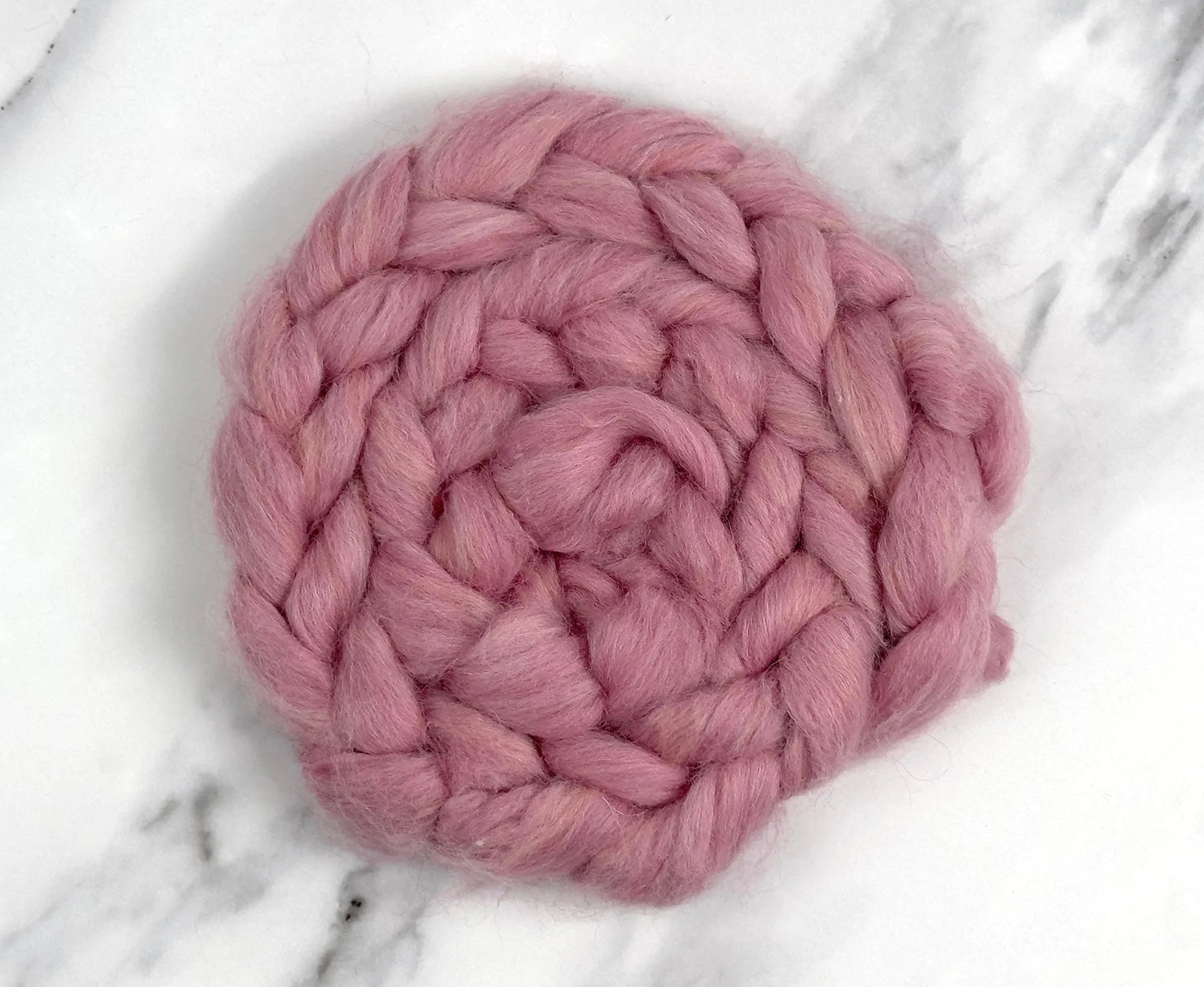 Speckle Grapefruit Pink Dyed Wool WoW