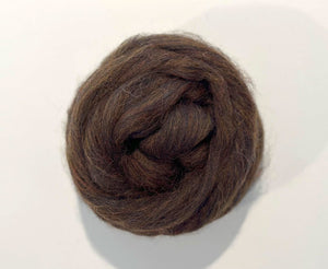 Speckle Oak Brown Dyed Wool WoW
