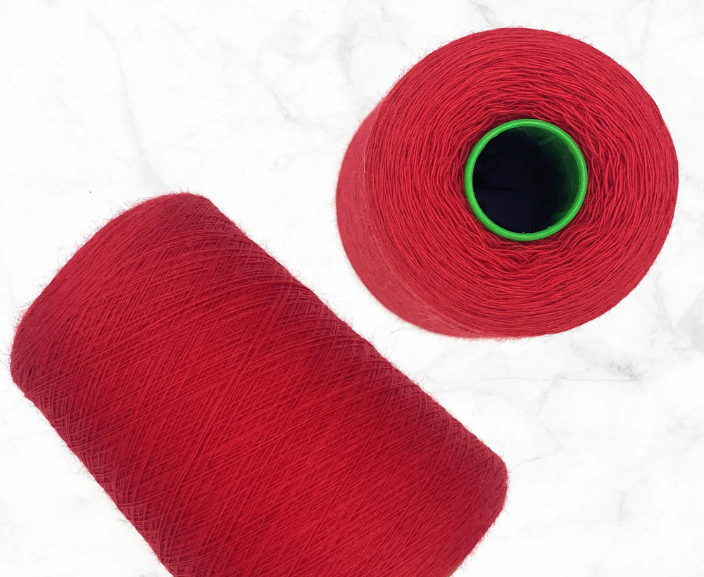 Scarlet Entwine Weaving Yarn