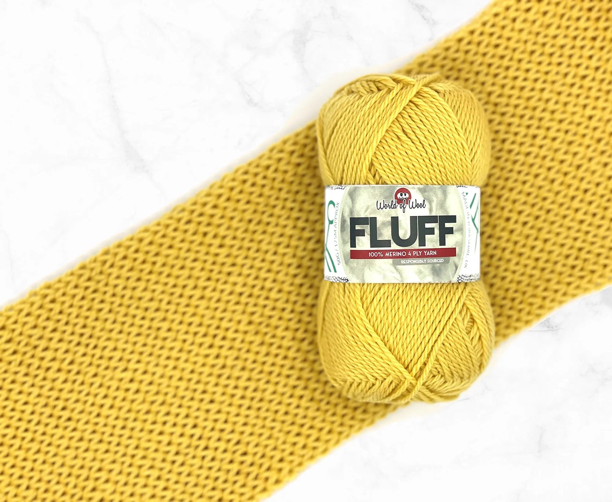 Egg Nog Merino 4 Ply Yarn.