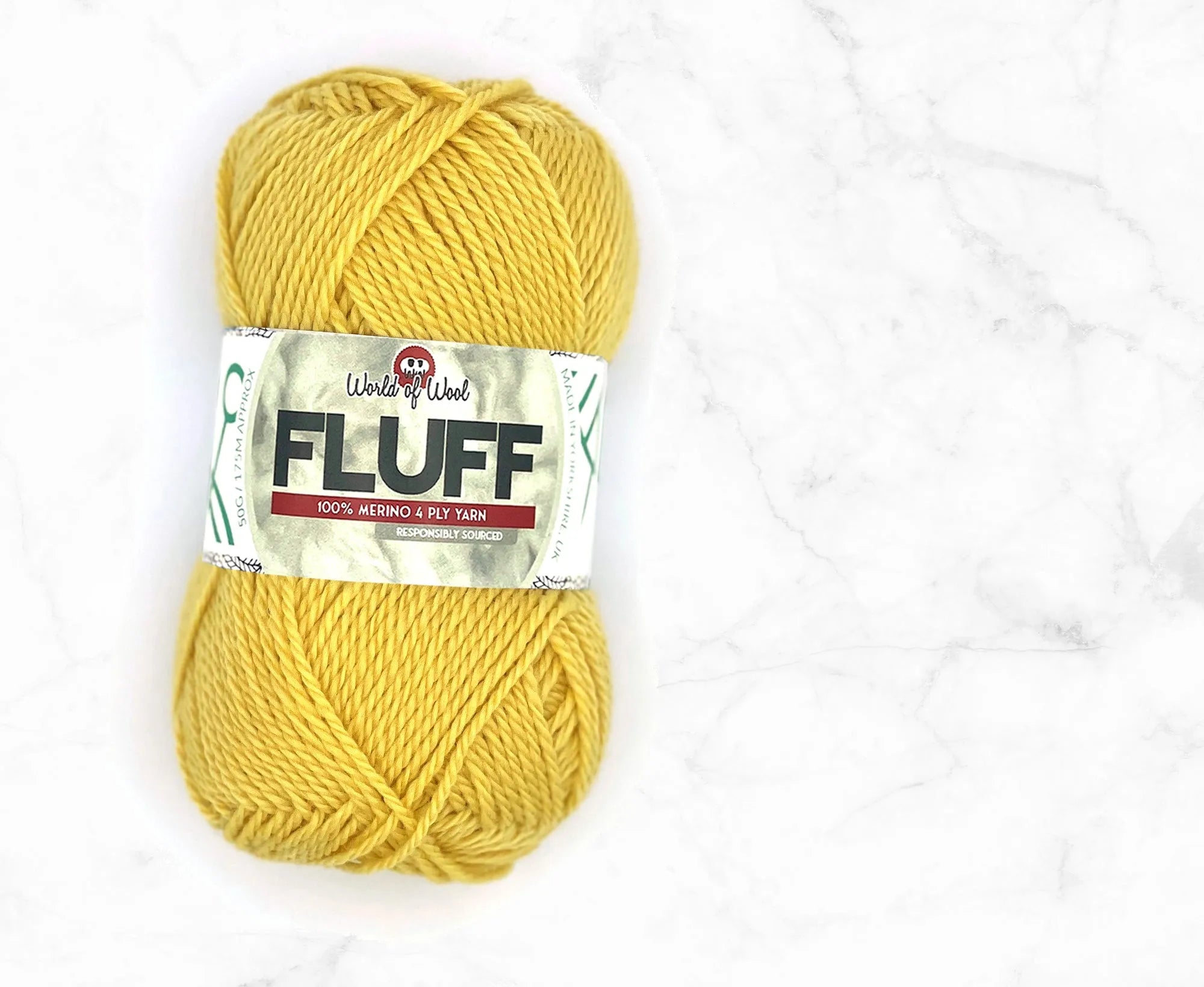 Egg Nog Merino 4 Ply Yarn.