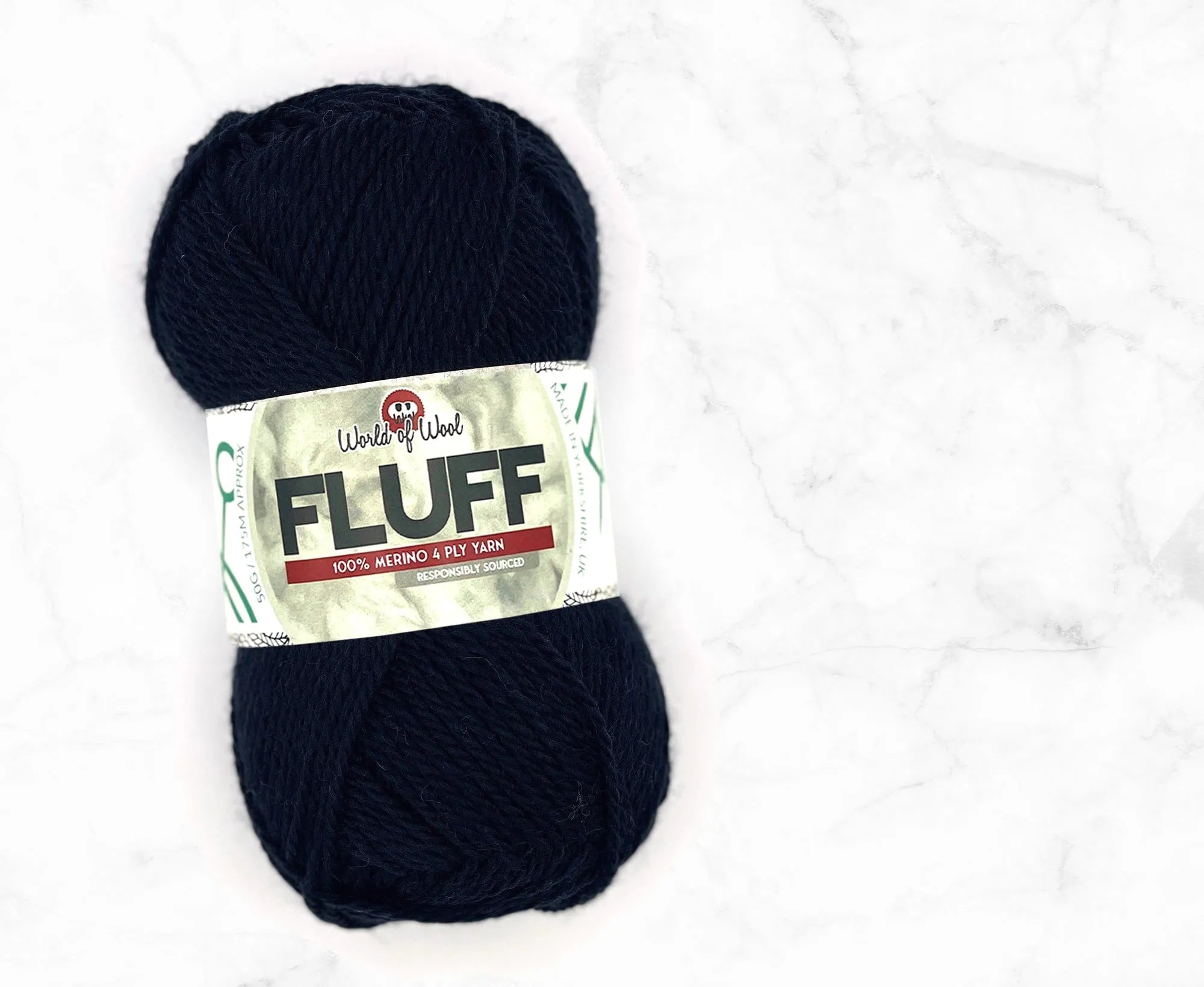 Sherpa Scarf Fluff Merino 4 Ply Yarn.