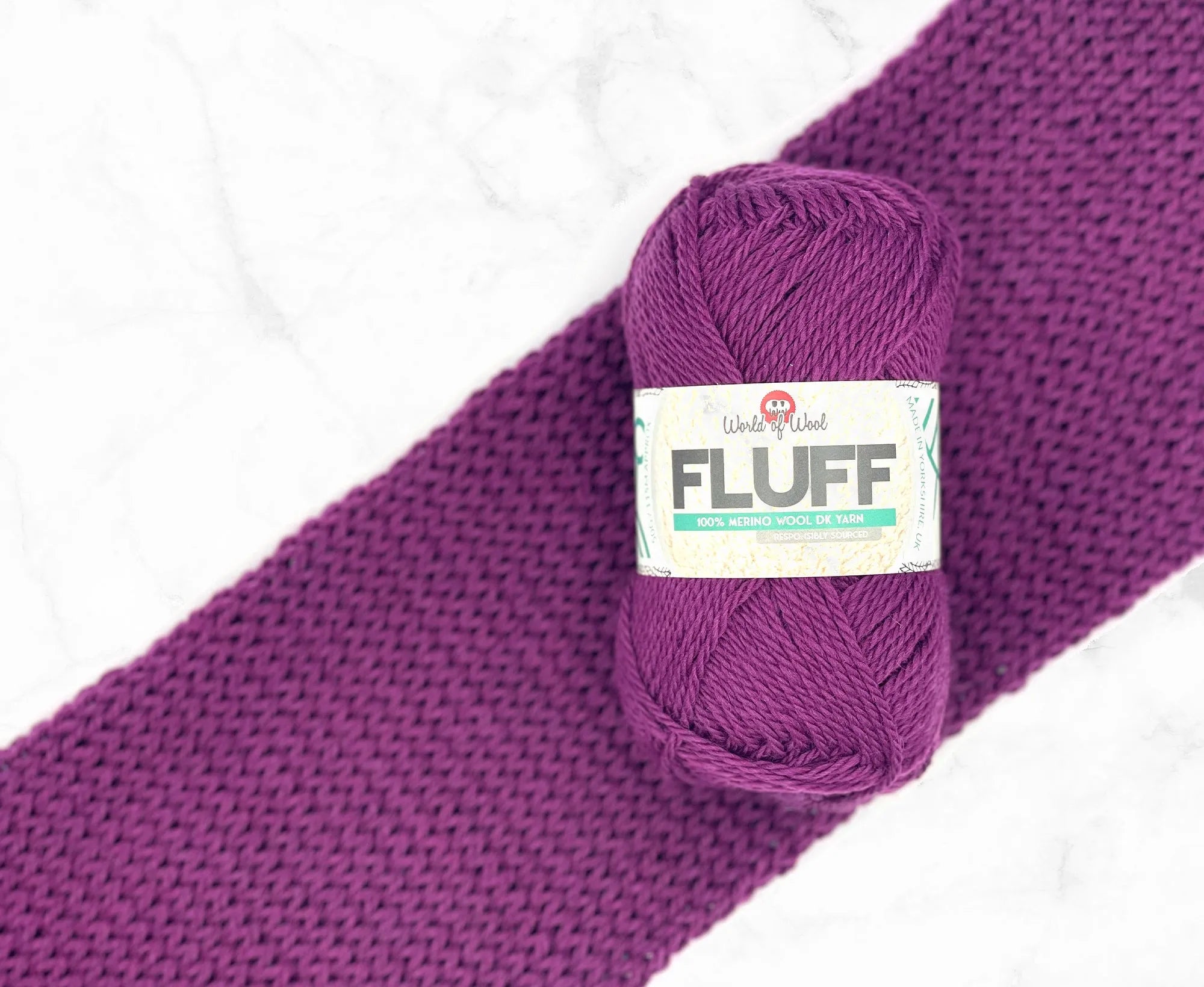 Winter Snood Fluff Merino DK Yarn.