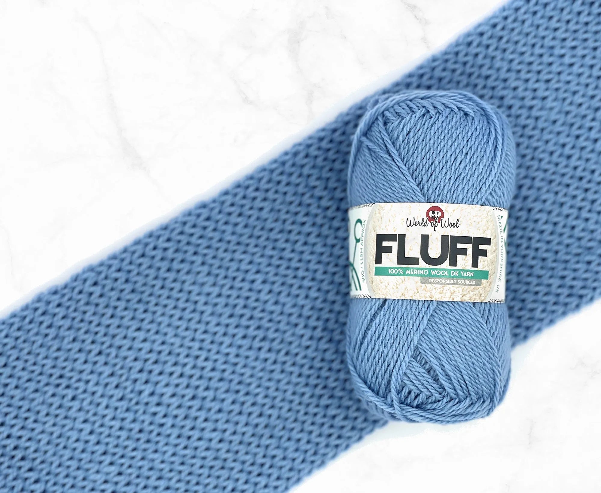 Bobble Hat Fluff Merino DK Yarn.
