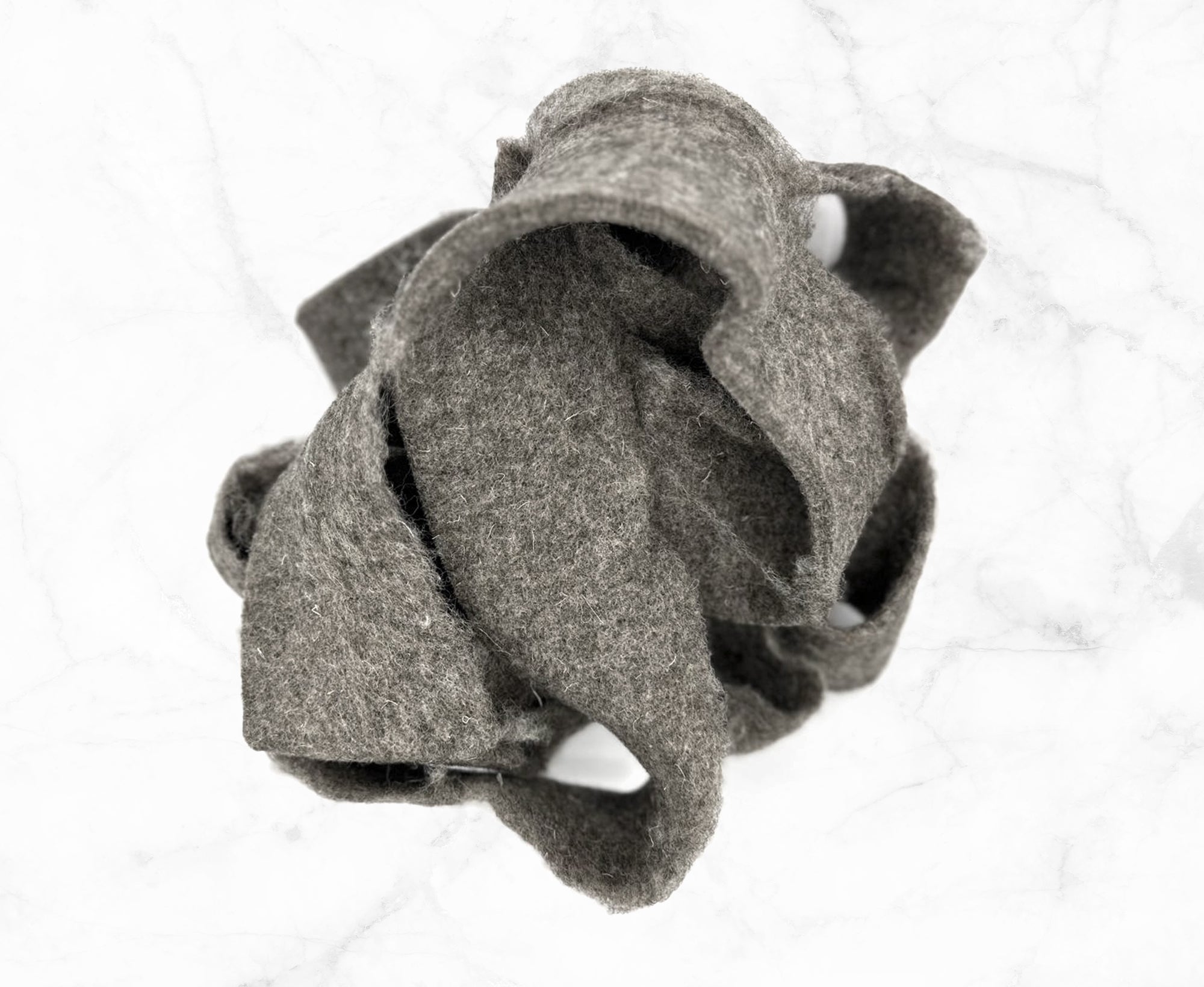 Grey 100% Wool Felt Off Cuts.