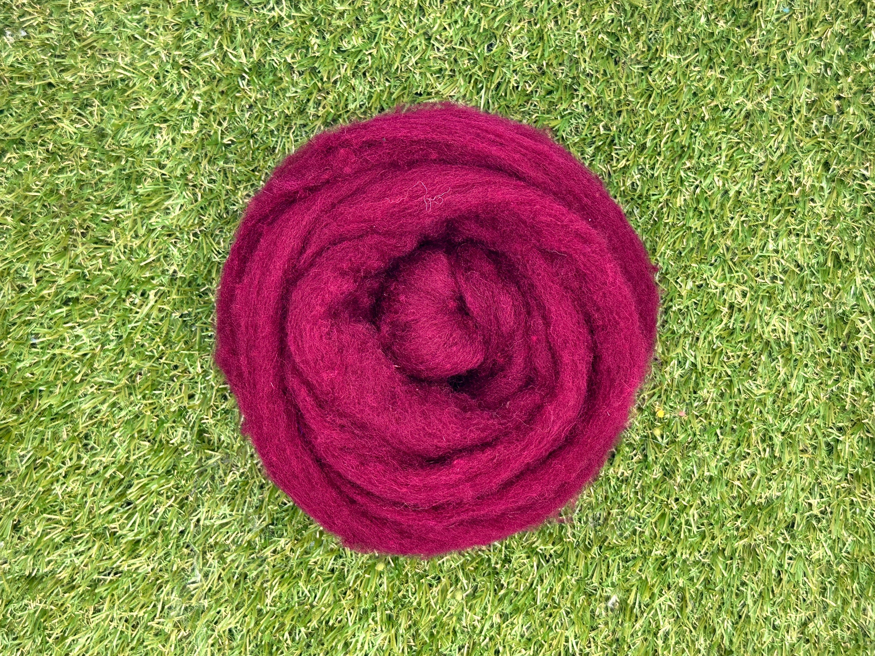 Ruby Slippers Carded Corriedale Sliver Blends World Of Wool