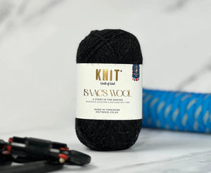 Roaches Black Isaac's Wool 4 Ply Yarn Yarn World Of Wool