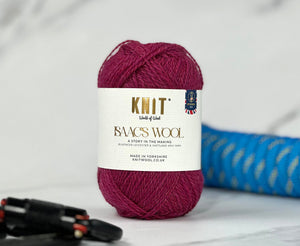 Portland Pink Isaac's Wool 4 Ply Yarn