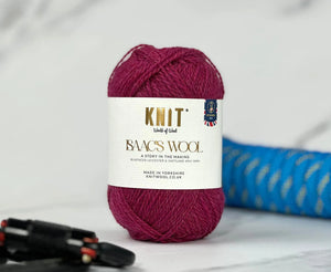 Portland Pink Isaac's Wool 4 Ply Yarn Yarn World Of Wool