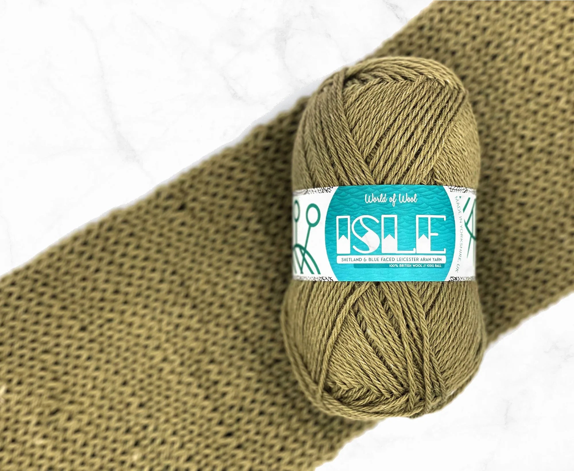 Samphrey Isle Aran Yarn.