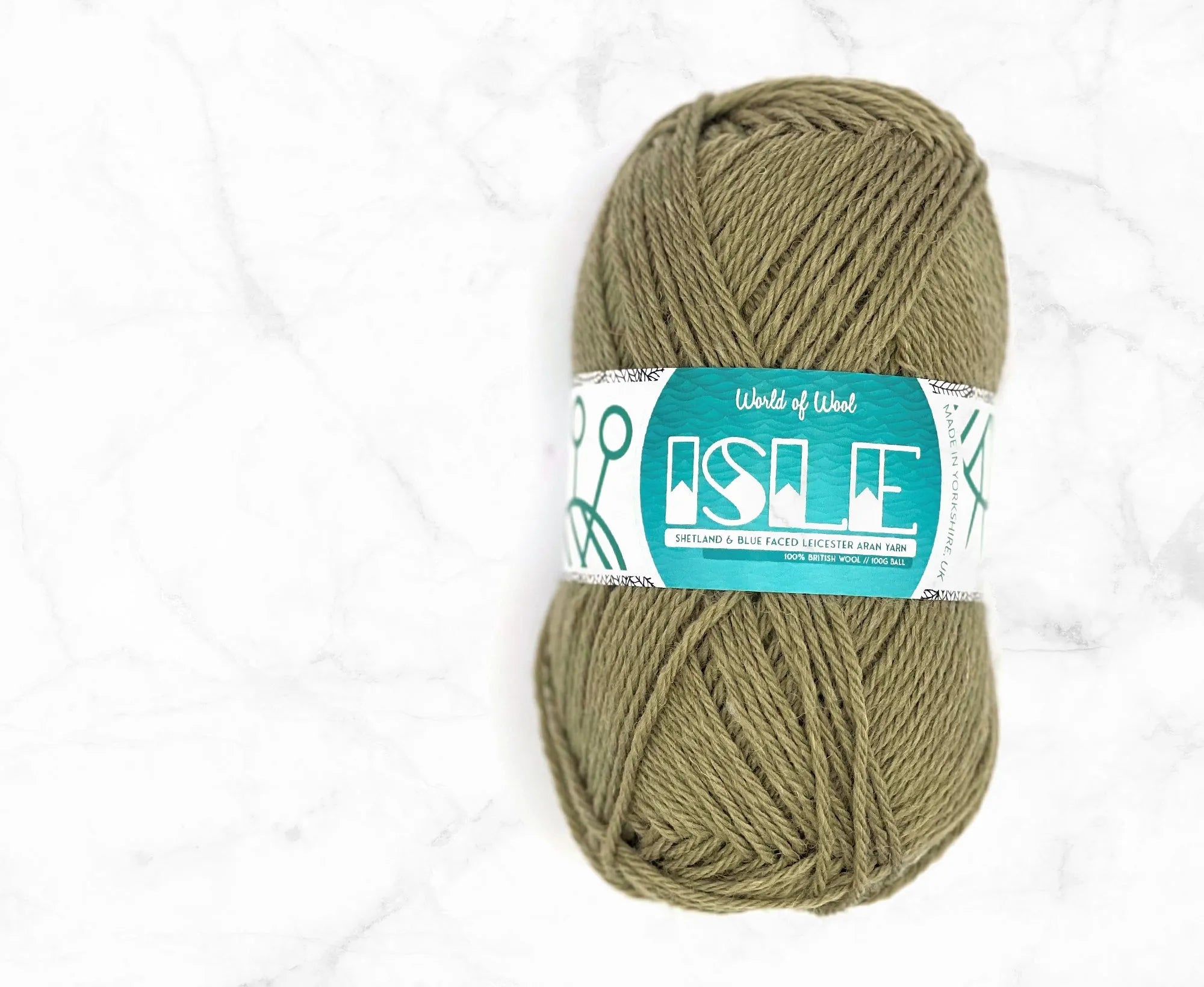 Samphrey Isle Aran Yarn.