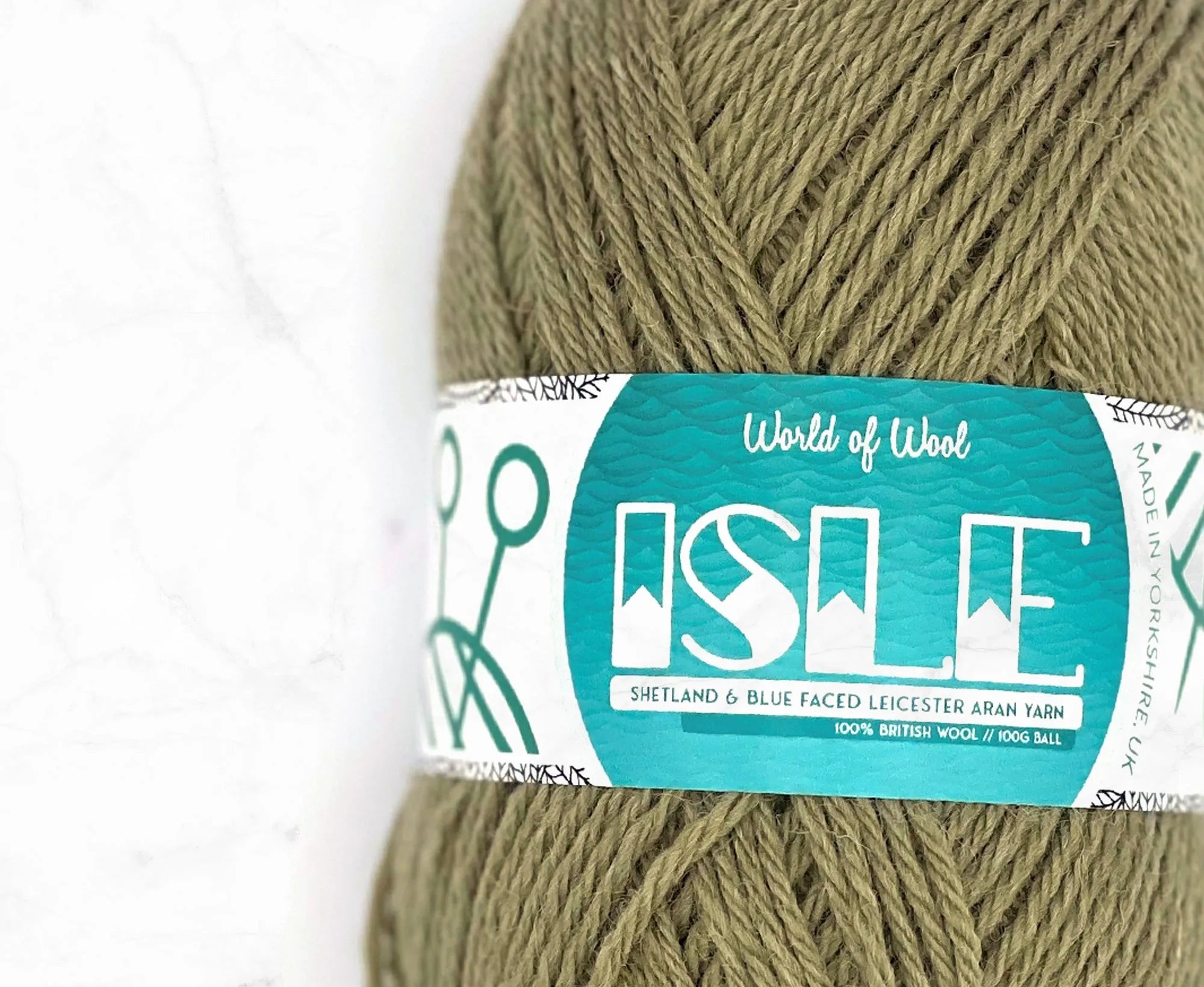 Samphrey Isle Aran Yarn.