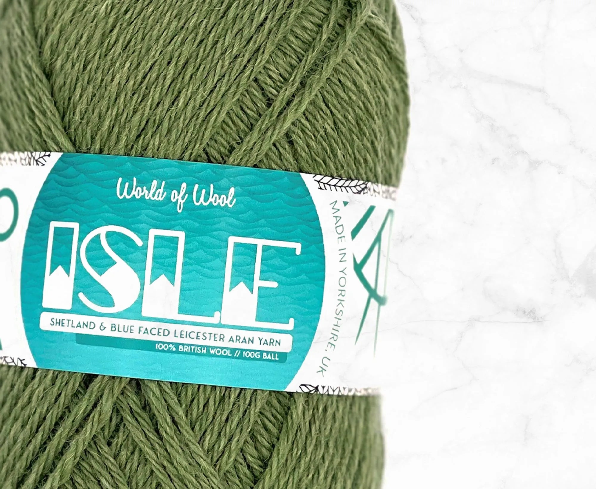 Whalsay Isle Aran Yarn.