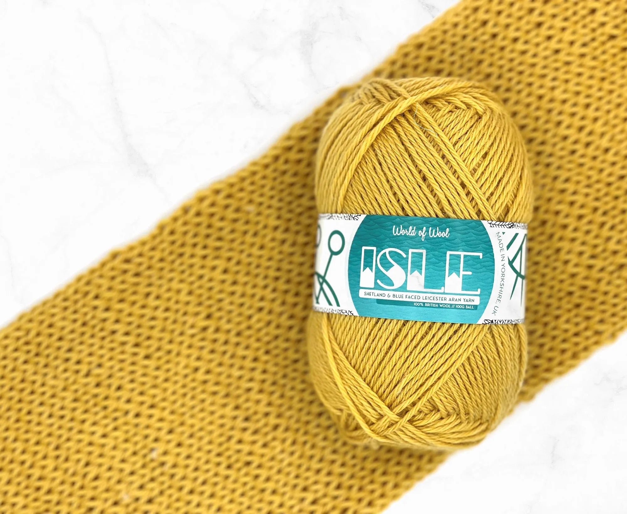 Ronas Hill Isle Aran Yarn.