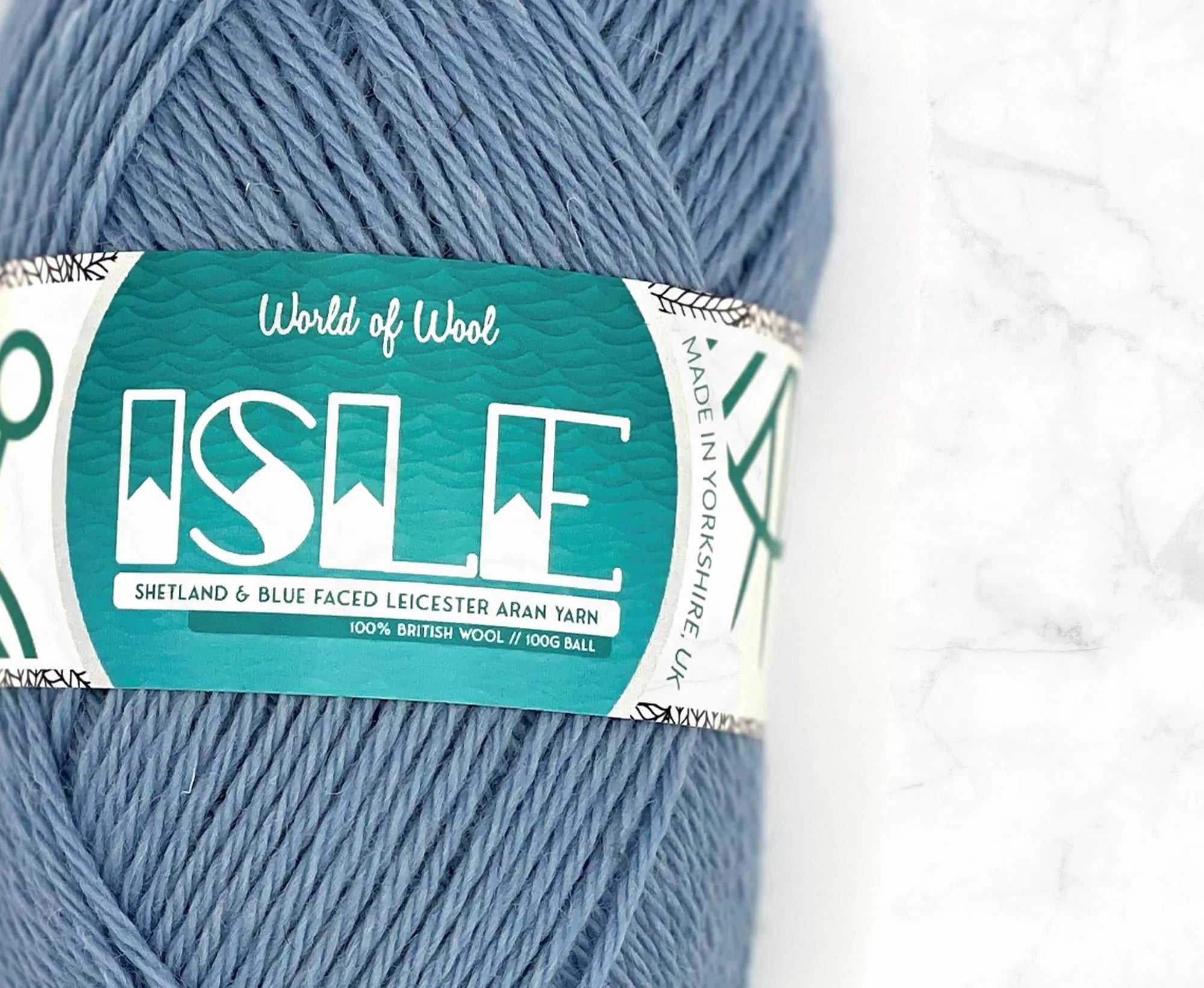 Saxa Vord Isle Aran Yarn.