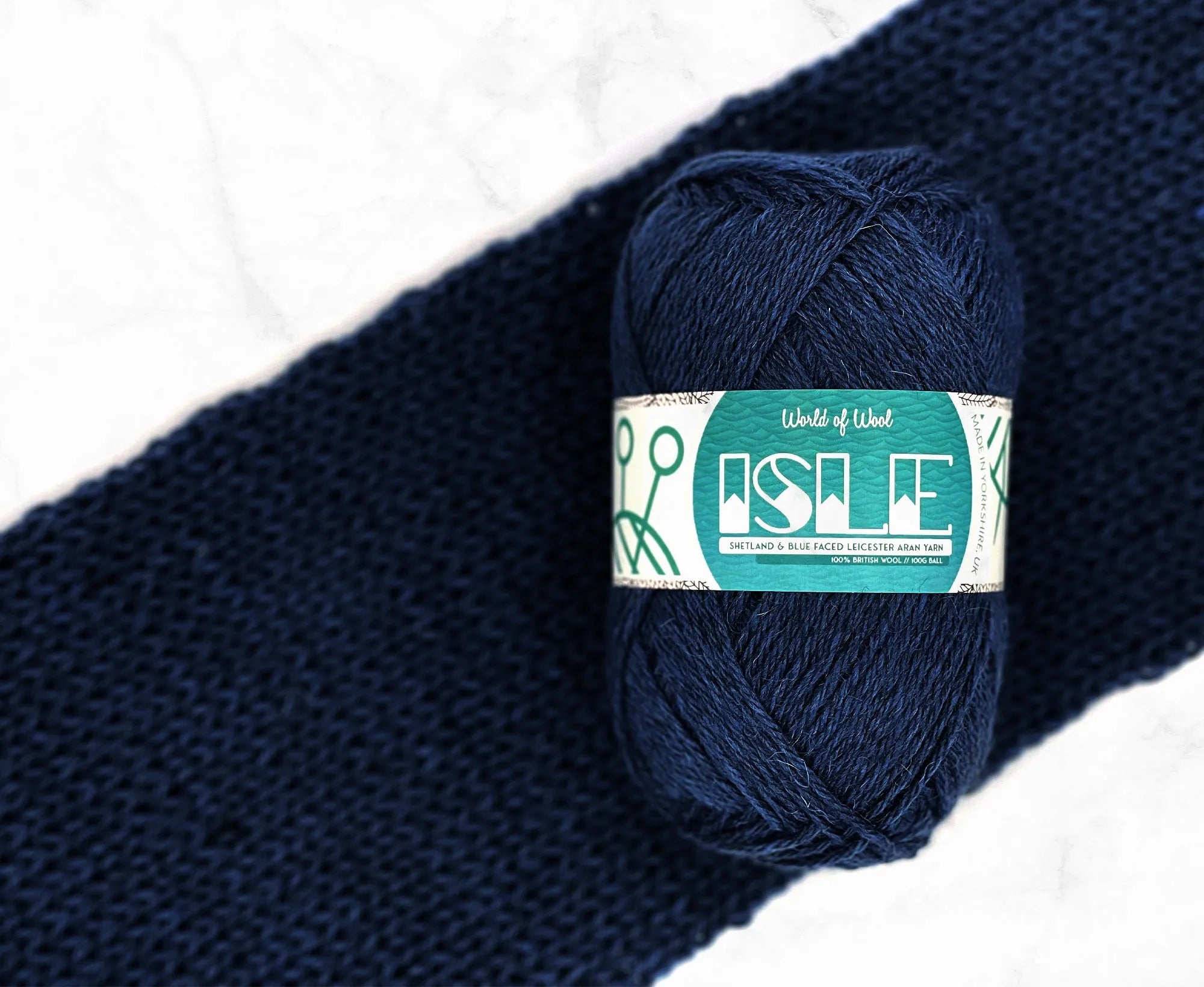 Yell Isle Aran Yarn.