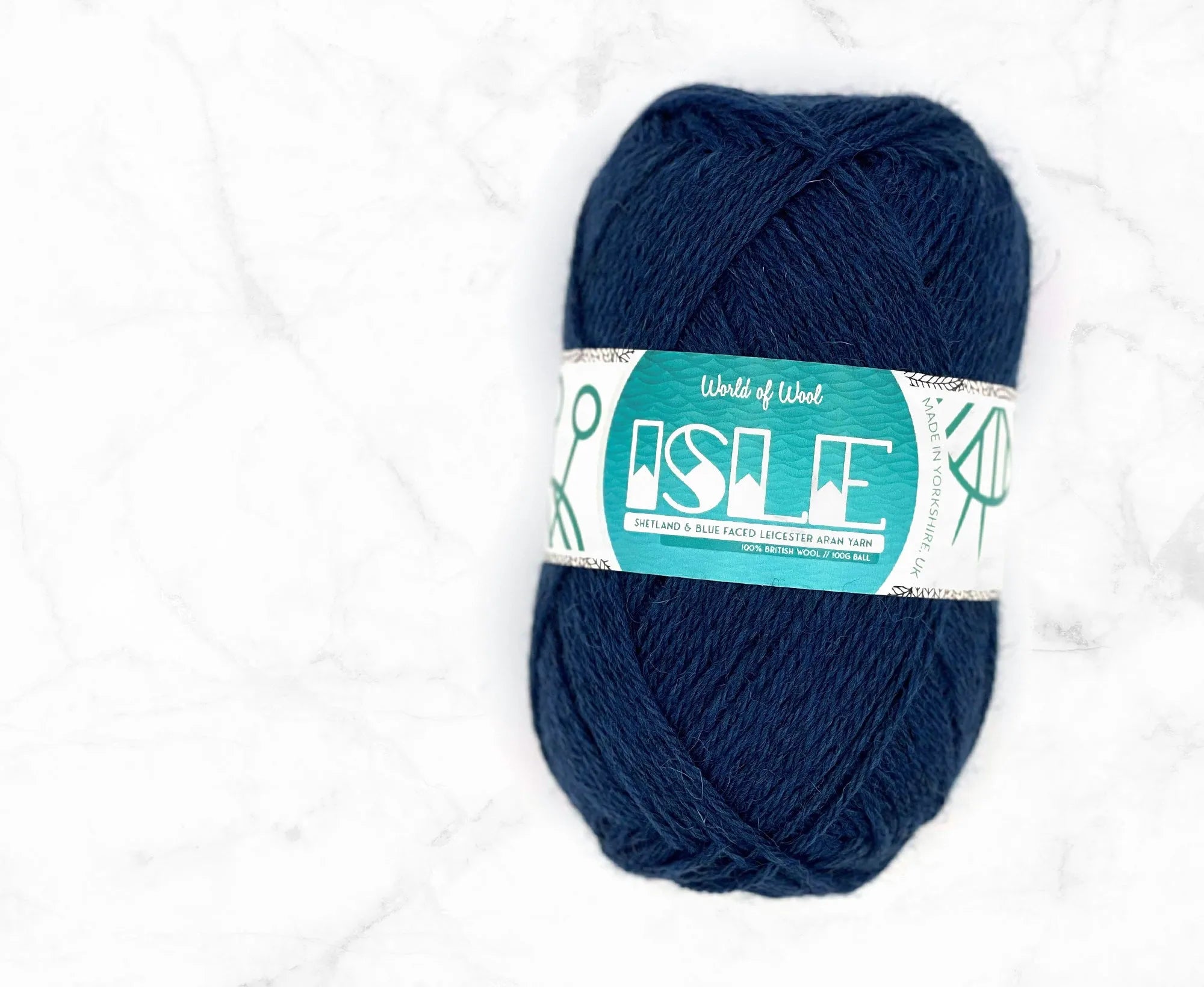Yell Isle Aran Yarn.