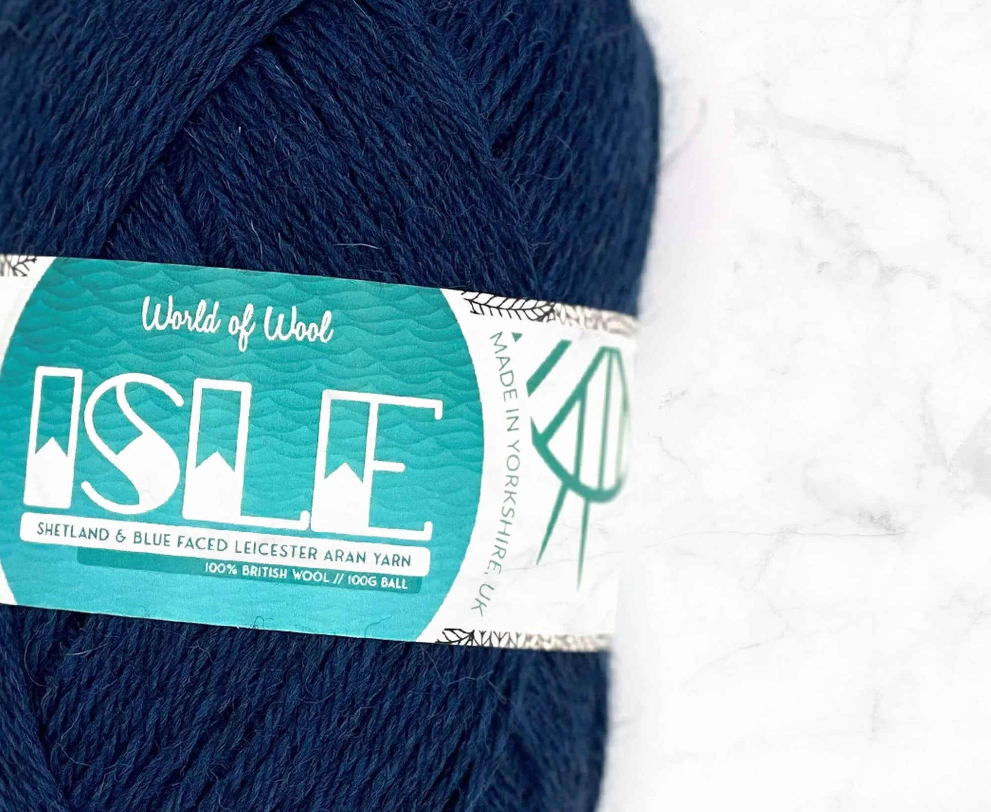 Yell Isle Aran Yarn.