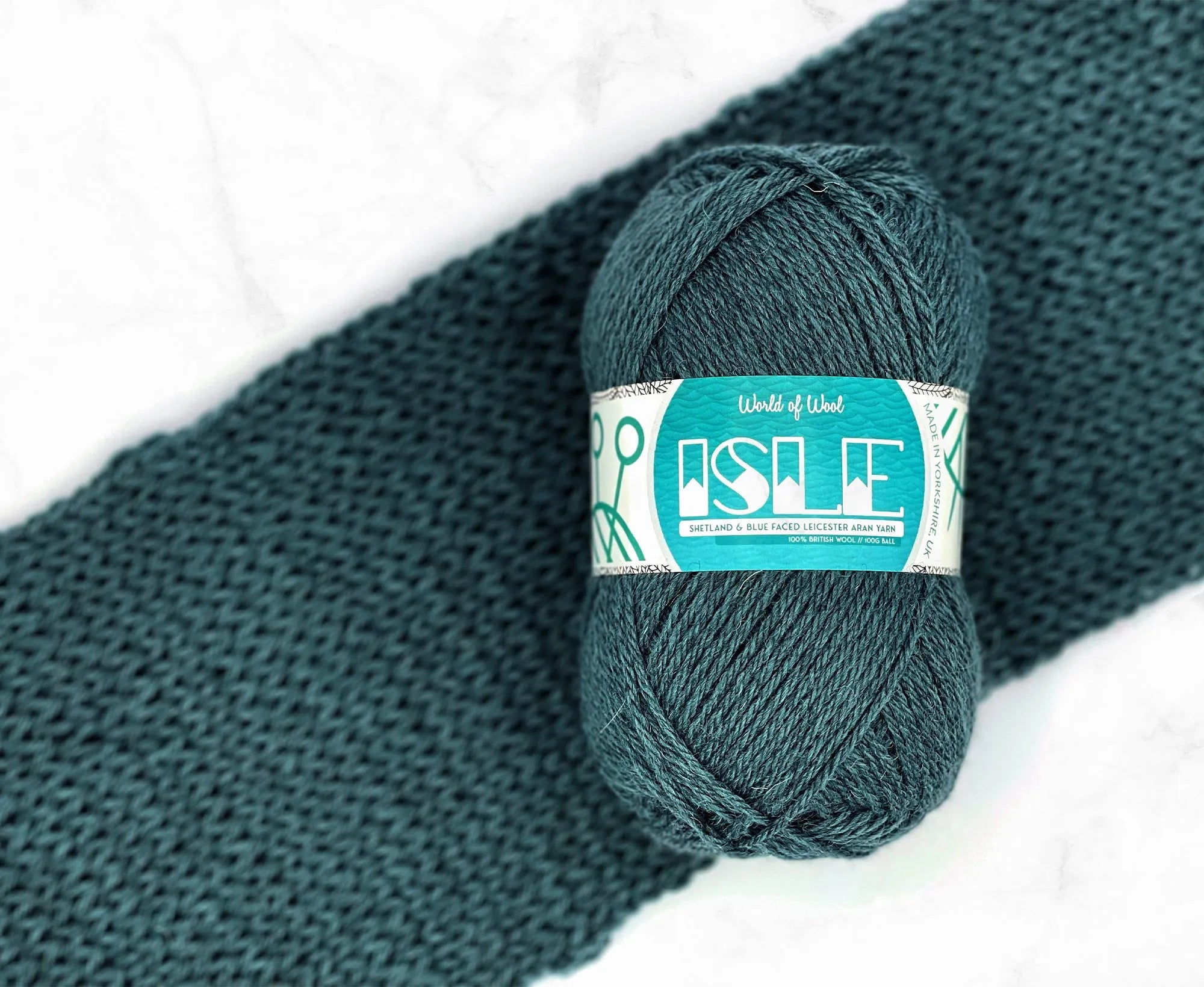 Bruary Isle Aran Yarn.