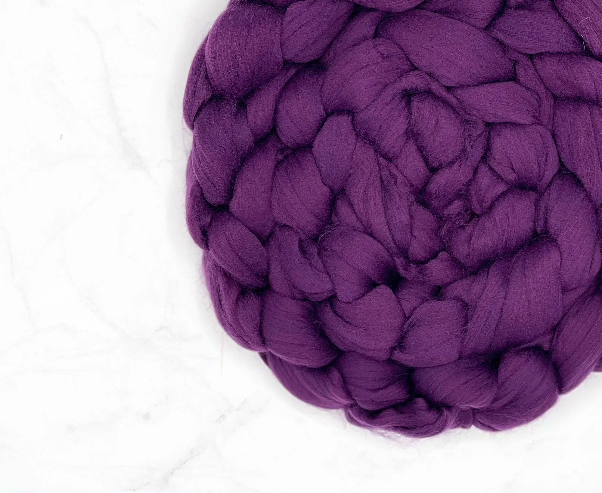 Bio-Nylon Plum Jumbo Yarn.