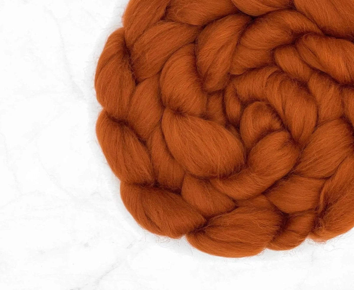 Rust Gold Color Yarn Merino Rust Jumbo Yarn Yarn WoW