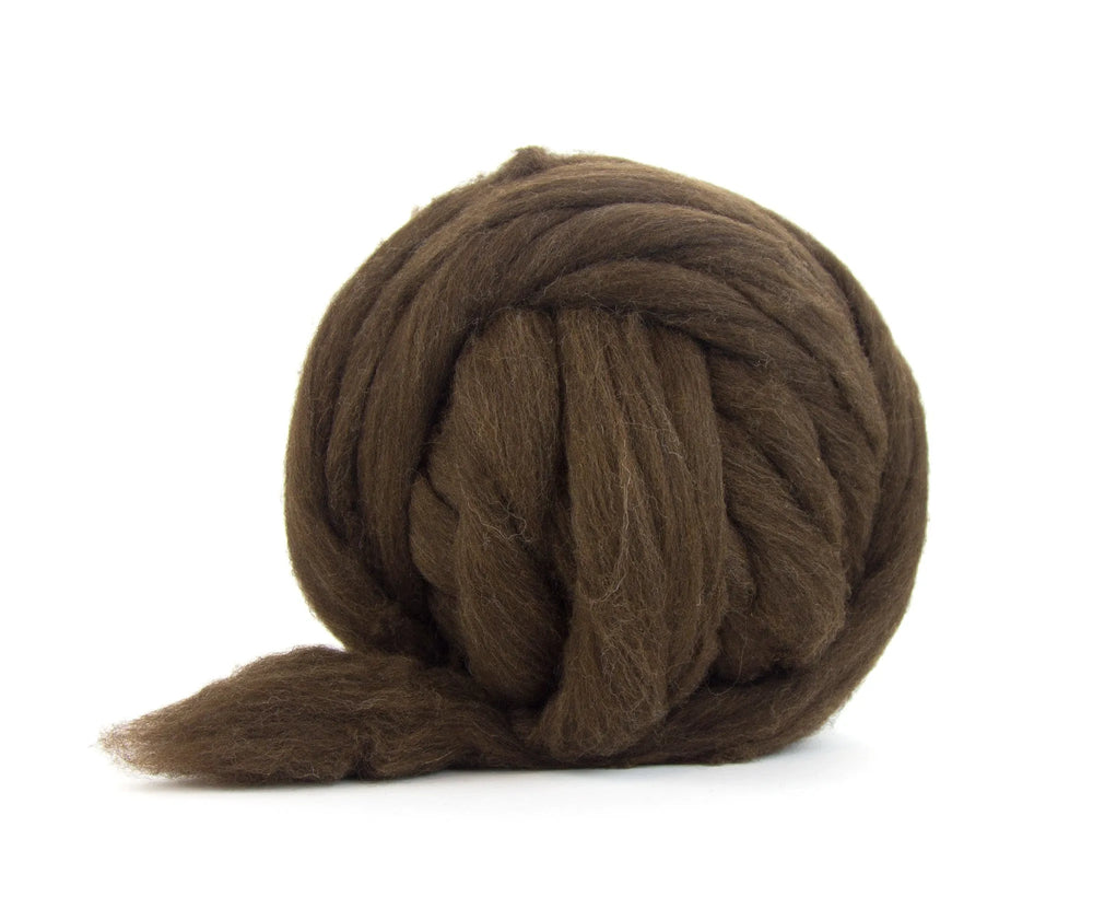 Natural Brown Merino Jumbo Yarn - World of Wool