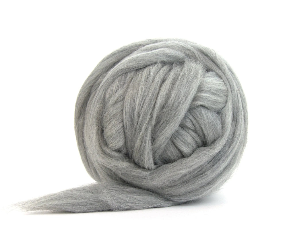 Natural Grey Merino Jumbo Yarn - World of Wool