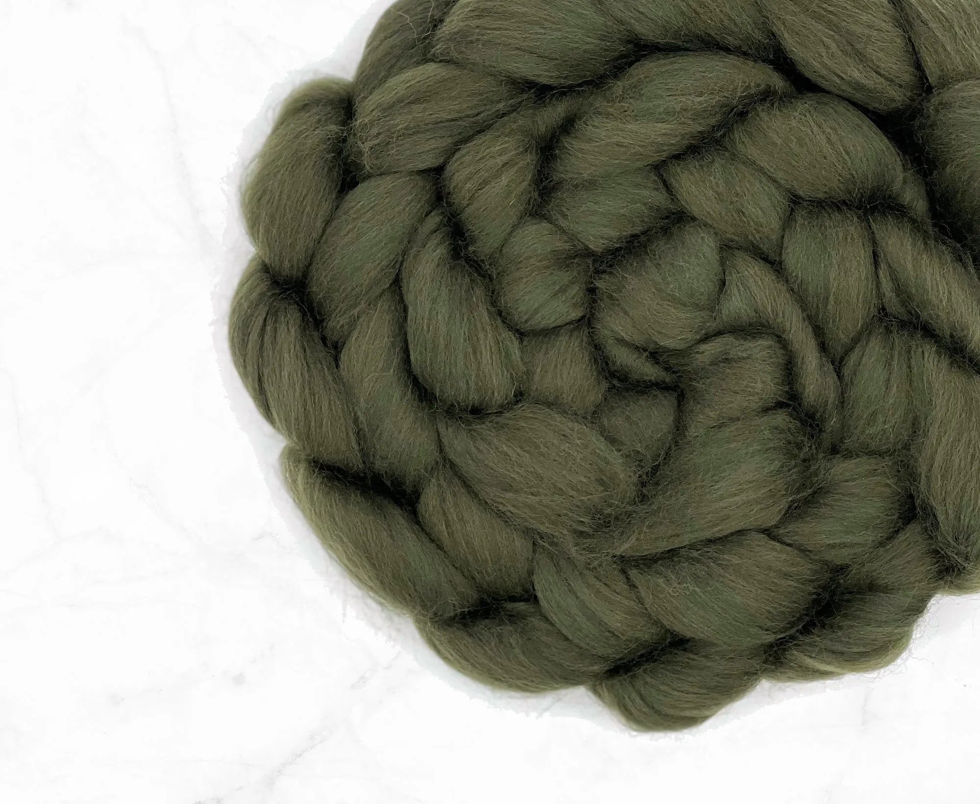 Merino Moss Jumbo Yarn.