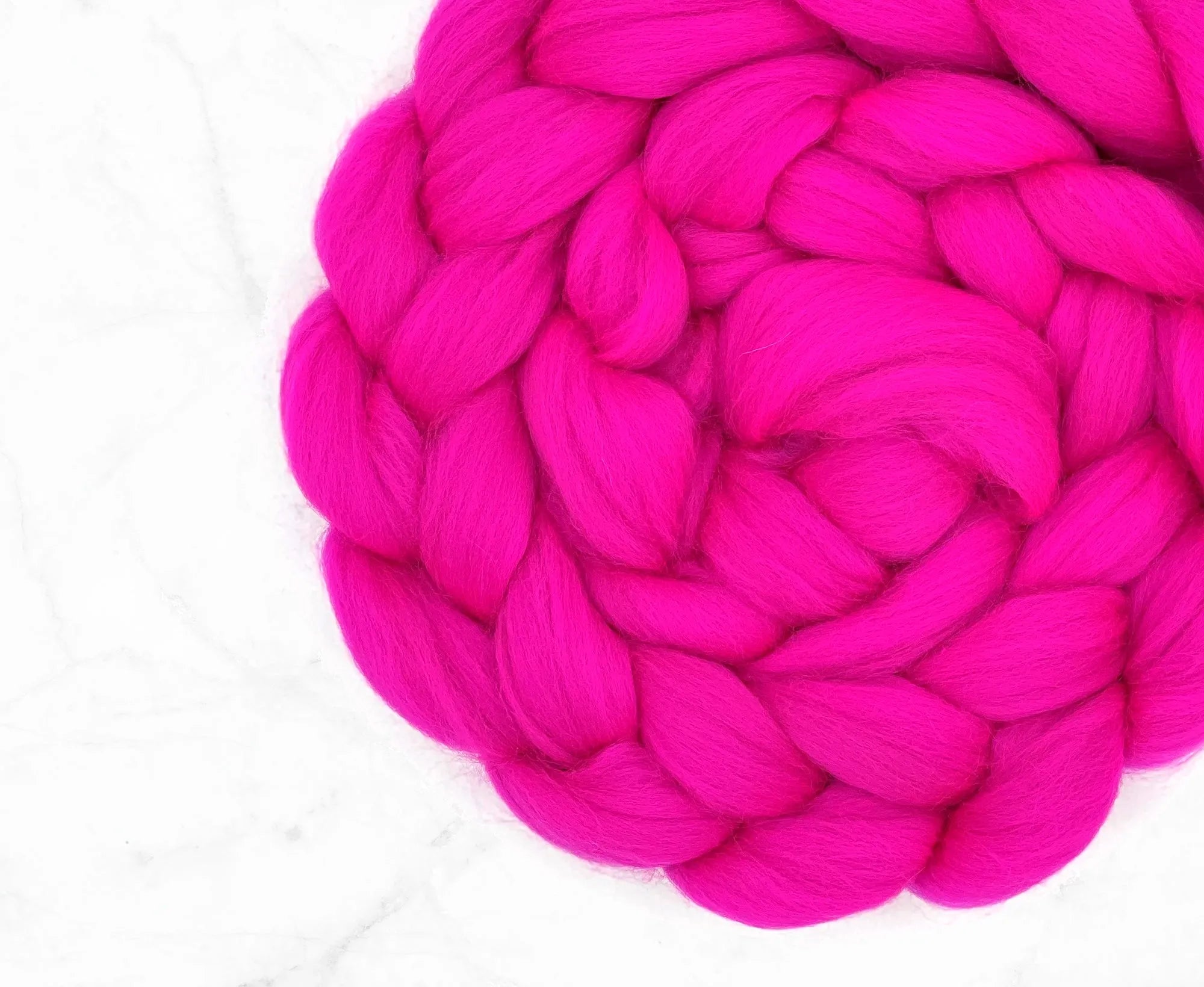 Merino Hot Pink Jumbo Yarn.