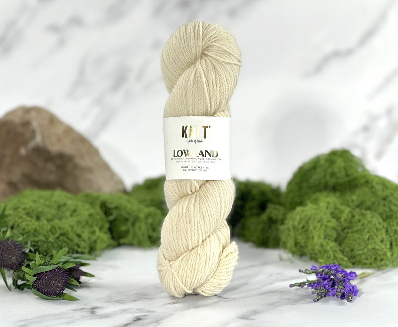 Rambling Rose White Lowland DK Yarn, Yarn, Yarn, World Of Wool
