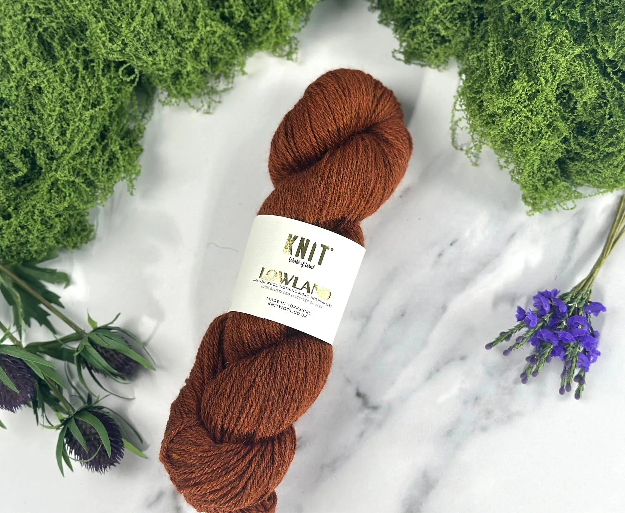Russet Hill Orange Lowland DK Yarn Yarn World Of Wool