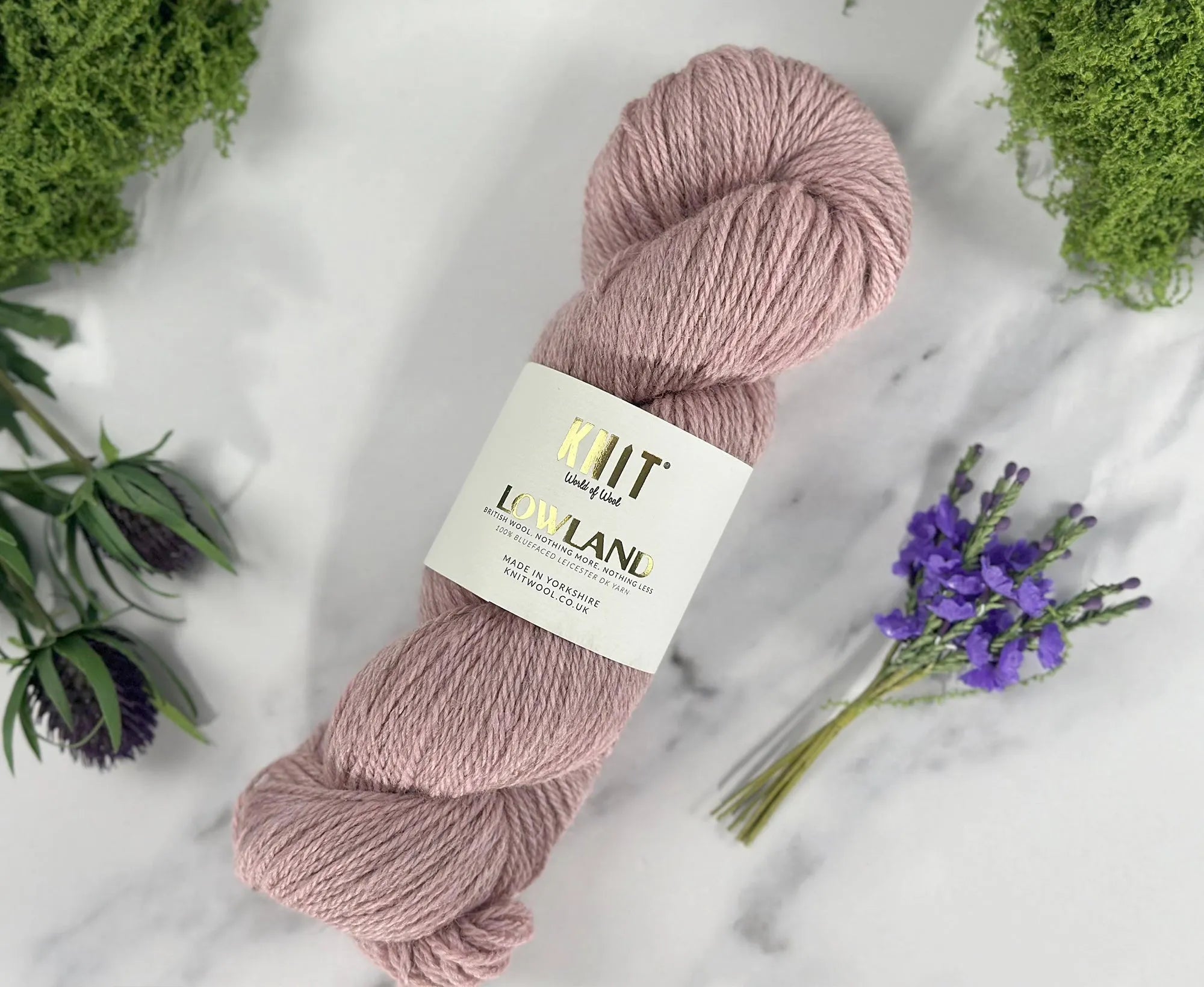 Rosebay Pink Lowland DK Yarn Yarn World Of Wool