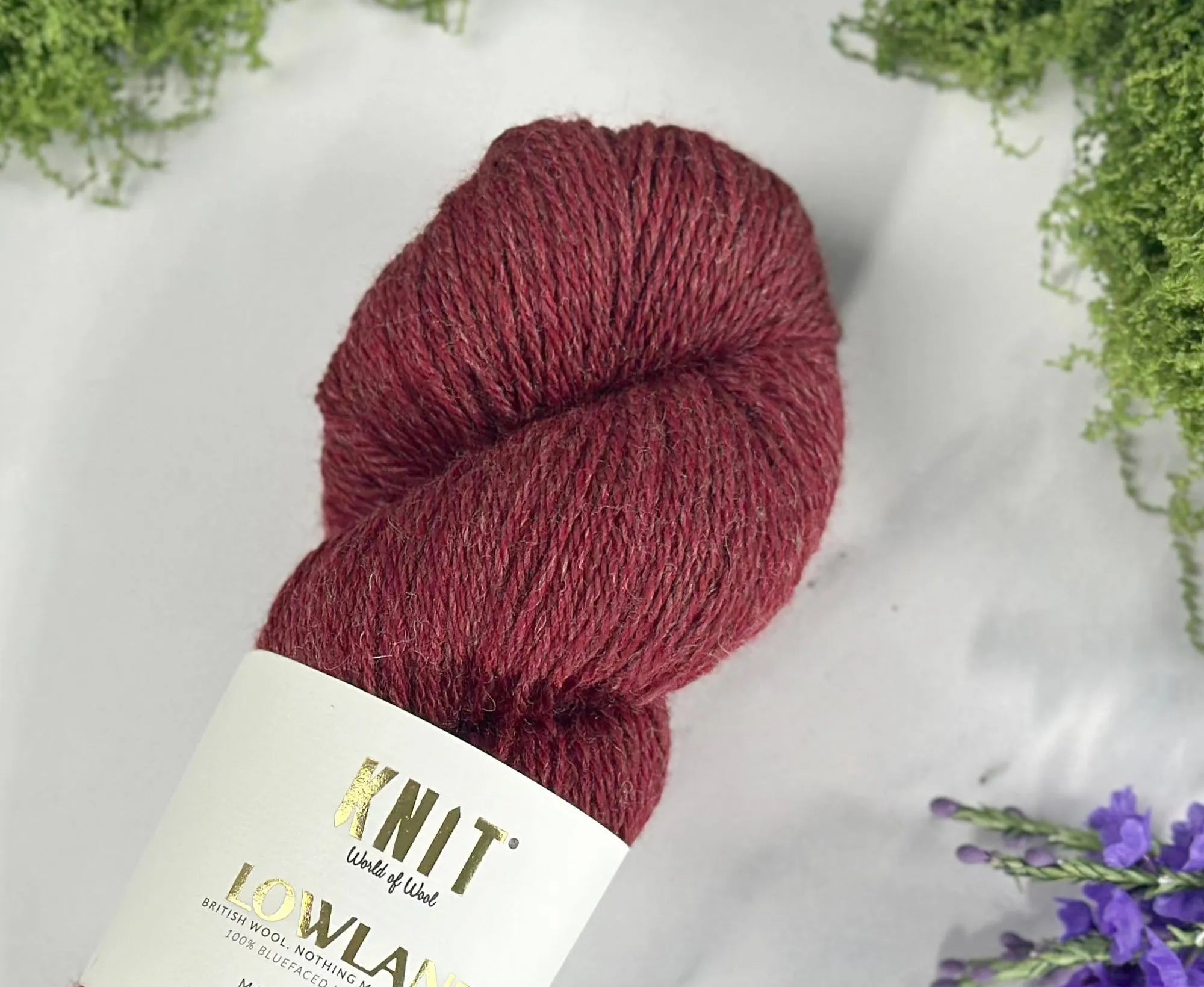 Poinsettia Red Lowland DK Yarn Yarn World Of Wool