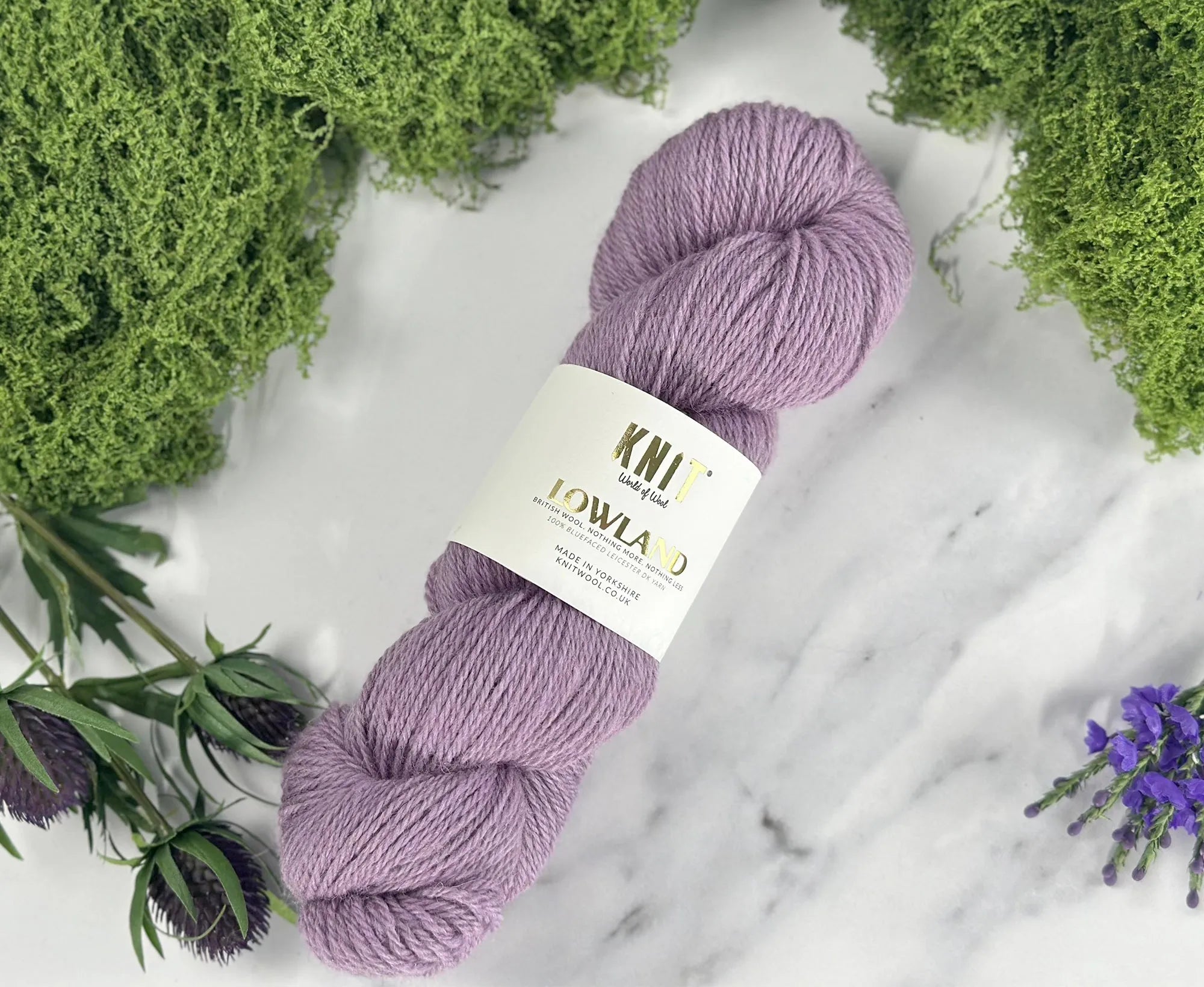 Thistle Purple Lowland DK Yarn Yarn World Of Wool